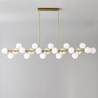 75.6'' Large Pendant Lamp with Opal Glass Shade
