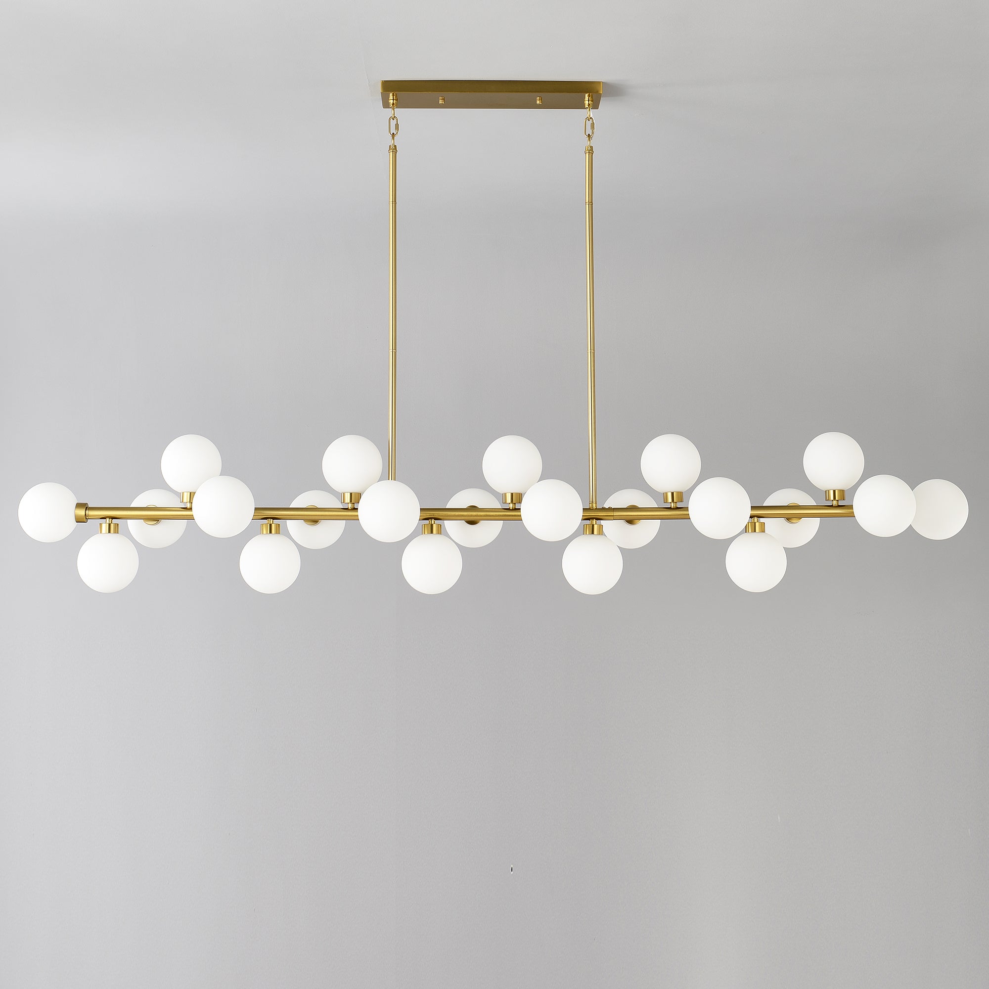 75.6'' Large Pendant Lamp with Opal Glass Shade
