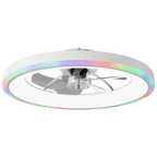 23.6" Modern RGB Ceiling Fan with Lights