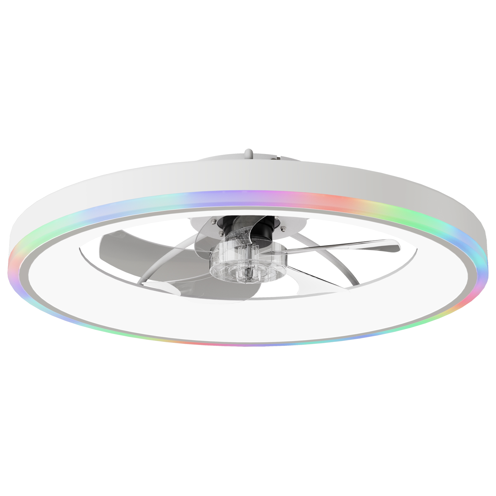 23.6" Modern RGB Ceiling Fan with Lights