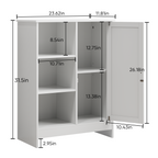 Bathroom Cabinet with Adjustable Shelves