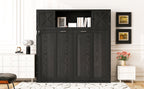 Full Size Murphy Bed with Storage Cabinets