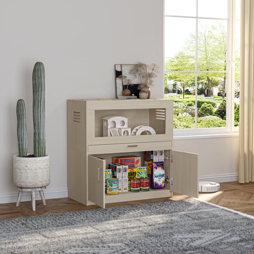 Hamster Cage with Independent Storage Cabinet