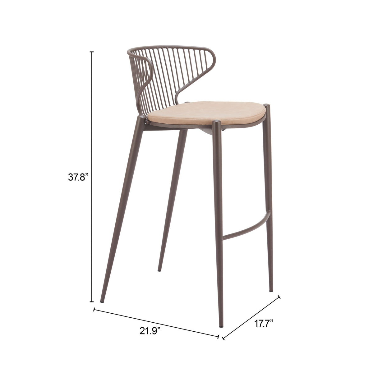 Silues Barstool (Set of 2)