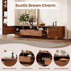 78 Inch Modern TV Stand for TVs up to 85"