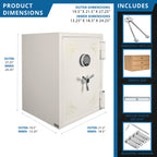 2.75 Cubic Ft Keypad Fireproof Jewelry Safe