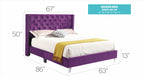 Tranquil Upholstered Bed Frame