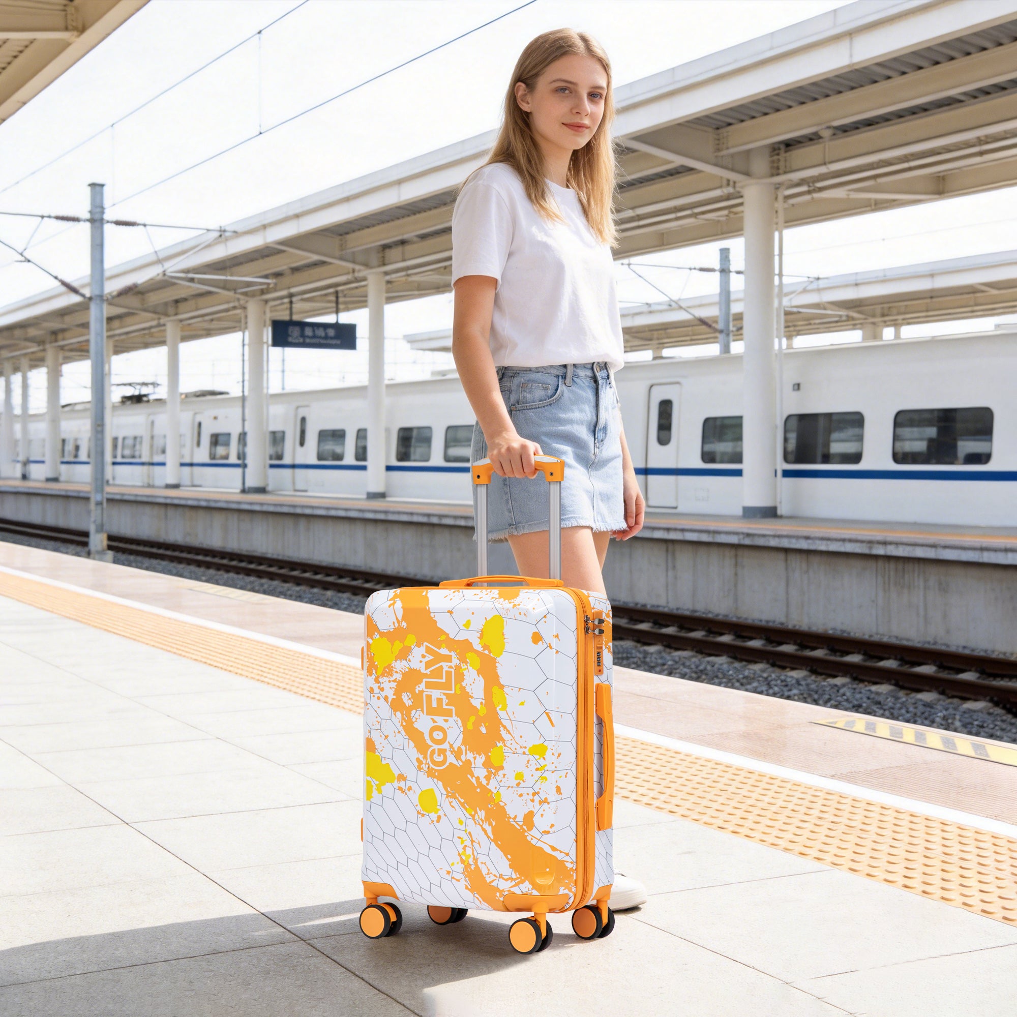 20 Inch PC Spinner Wheel Luggage