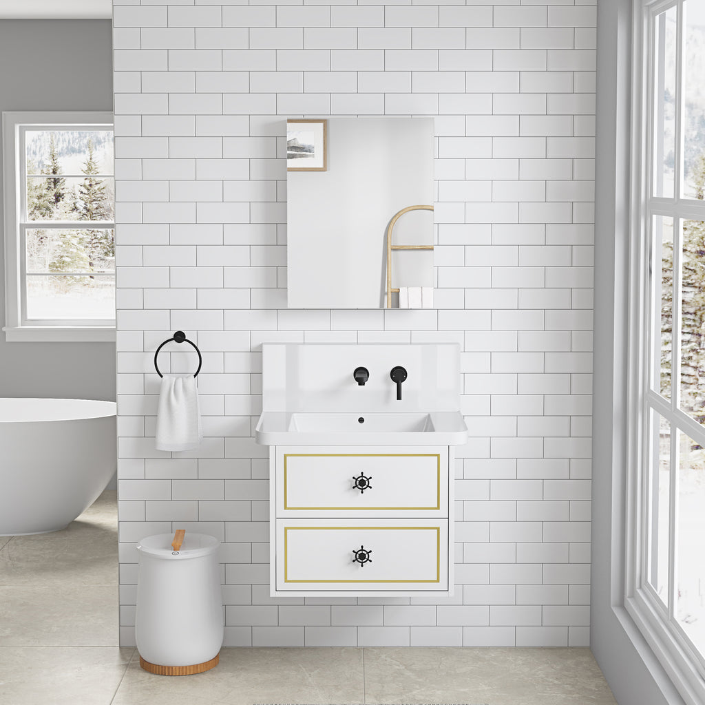 Surface Frameless Mirror Medicine Cabinet
