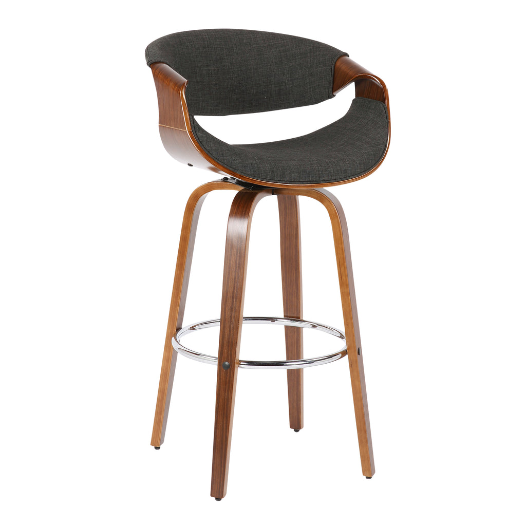 Mid-Century Modern Barstool Set of 2