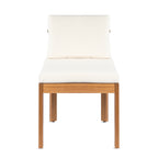 Acacia Wood Outdoor Dining Chair Set of 2