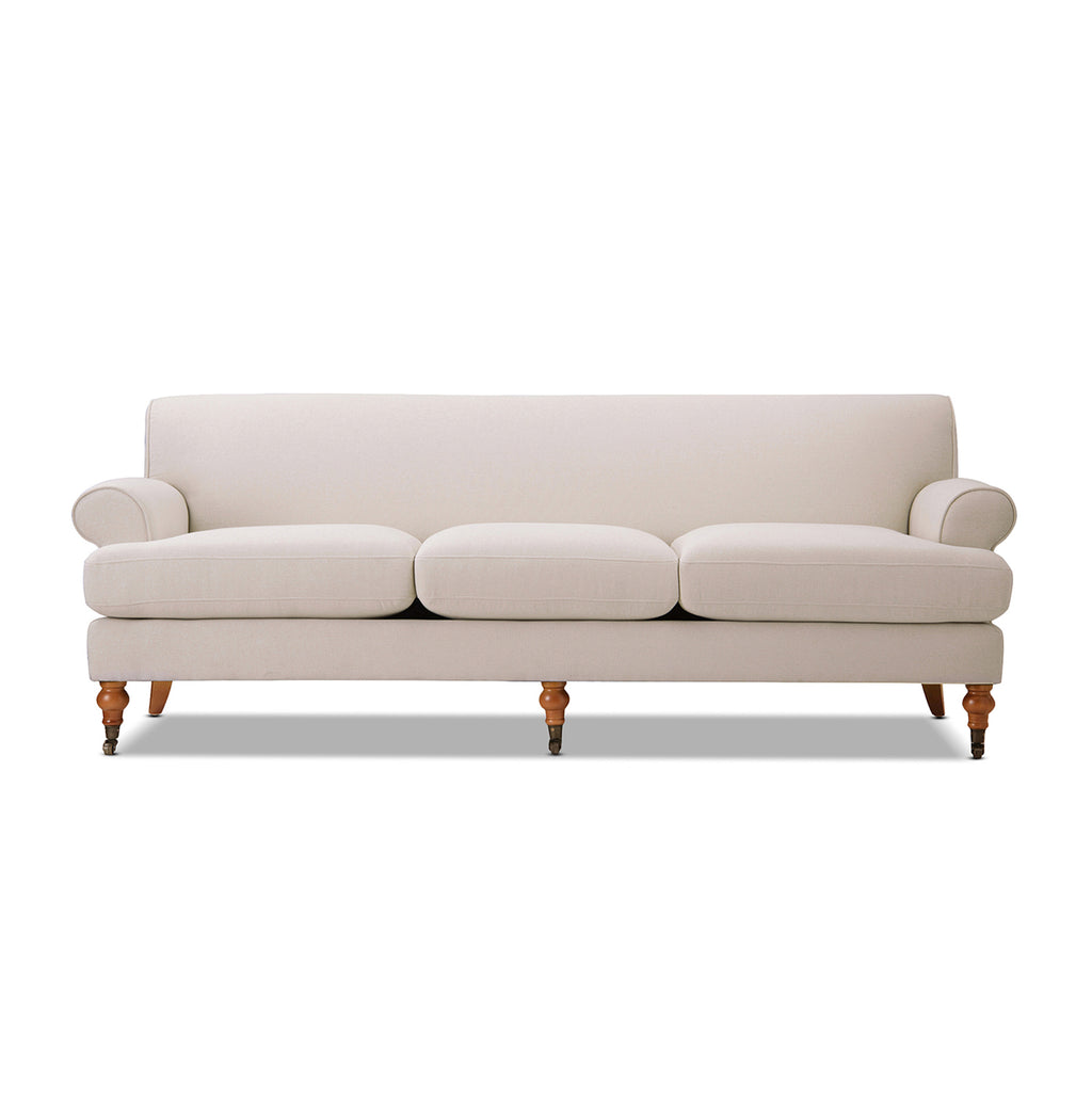Alana Lawson Three-Cushion Tightback Sofa, Sky Neutral