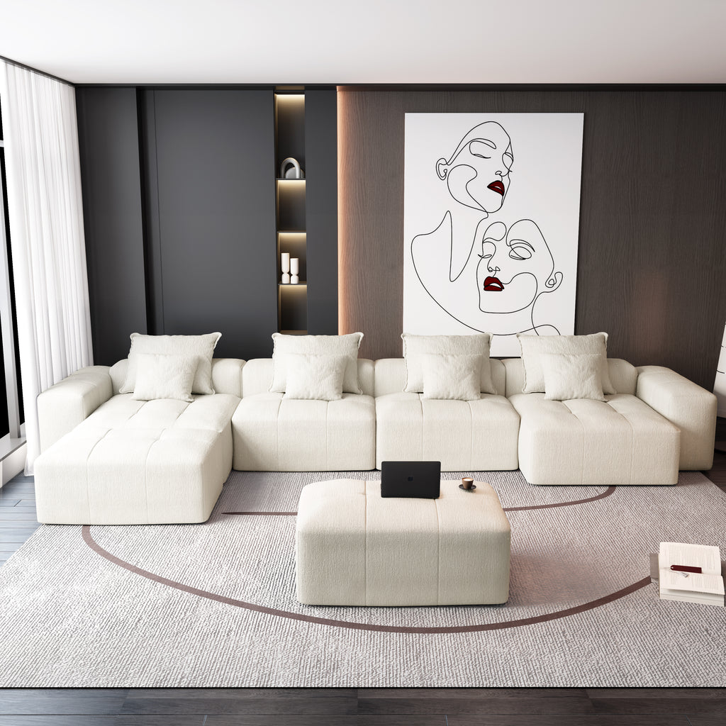 Modern Oversized Modular Sectional Sofa