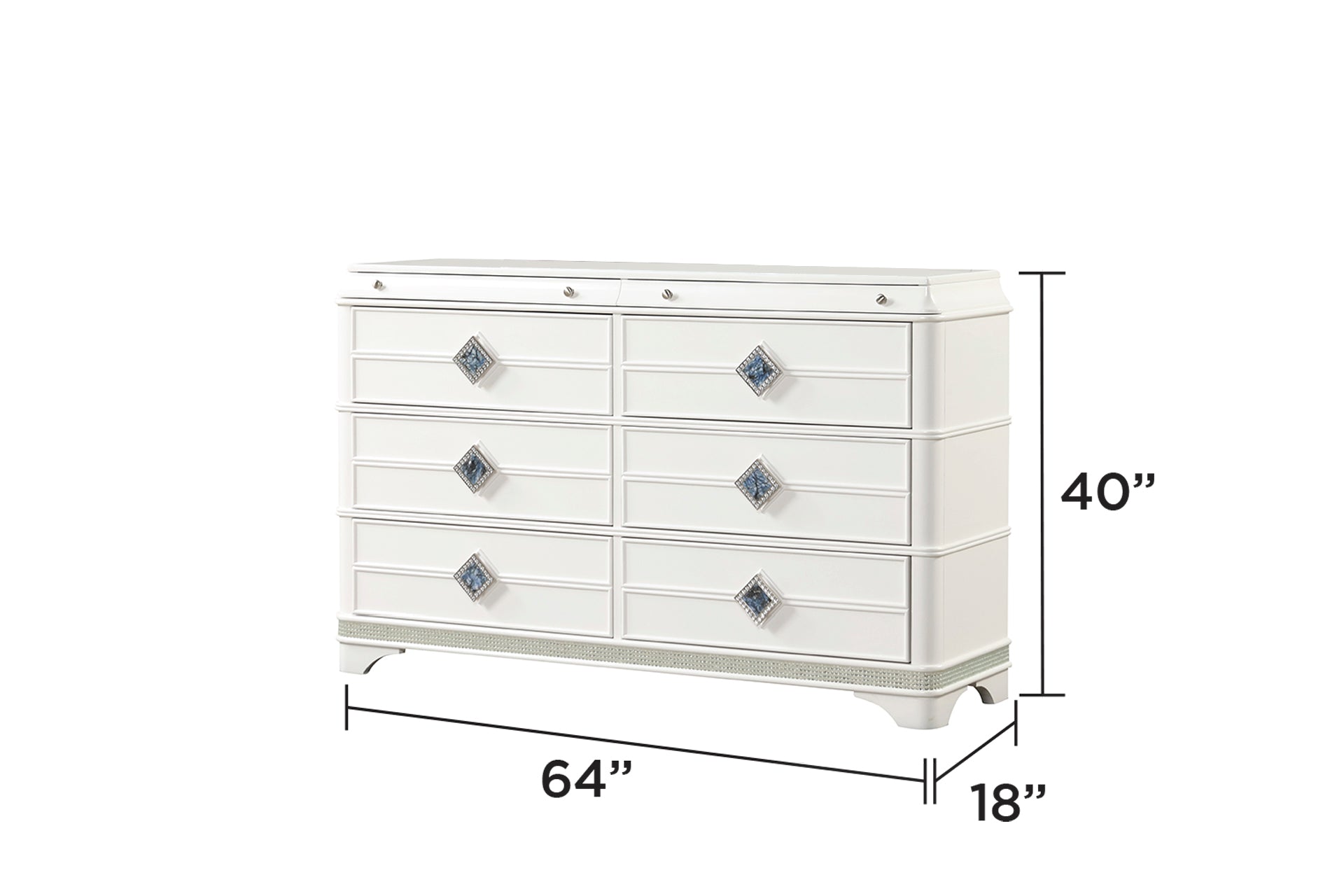 Laguna Modern Style 5 Pc Queen Upholstered Bedroom Set