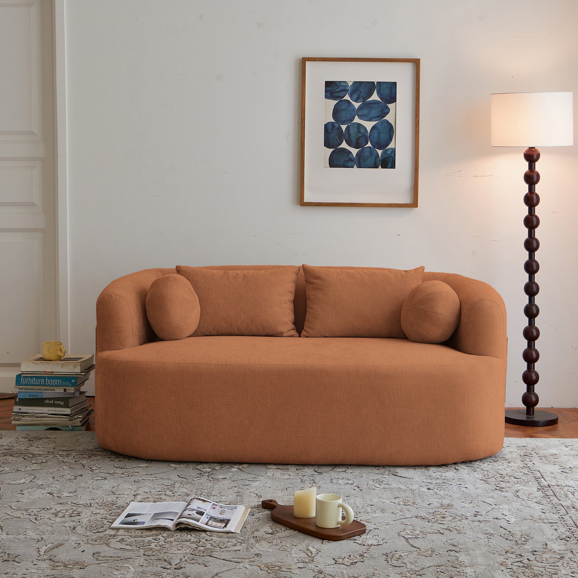 Sofa-in-a-Box Memory Foam 2-Seater Couch
