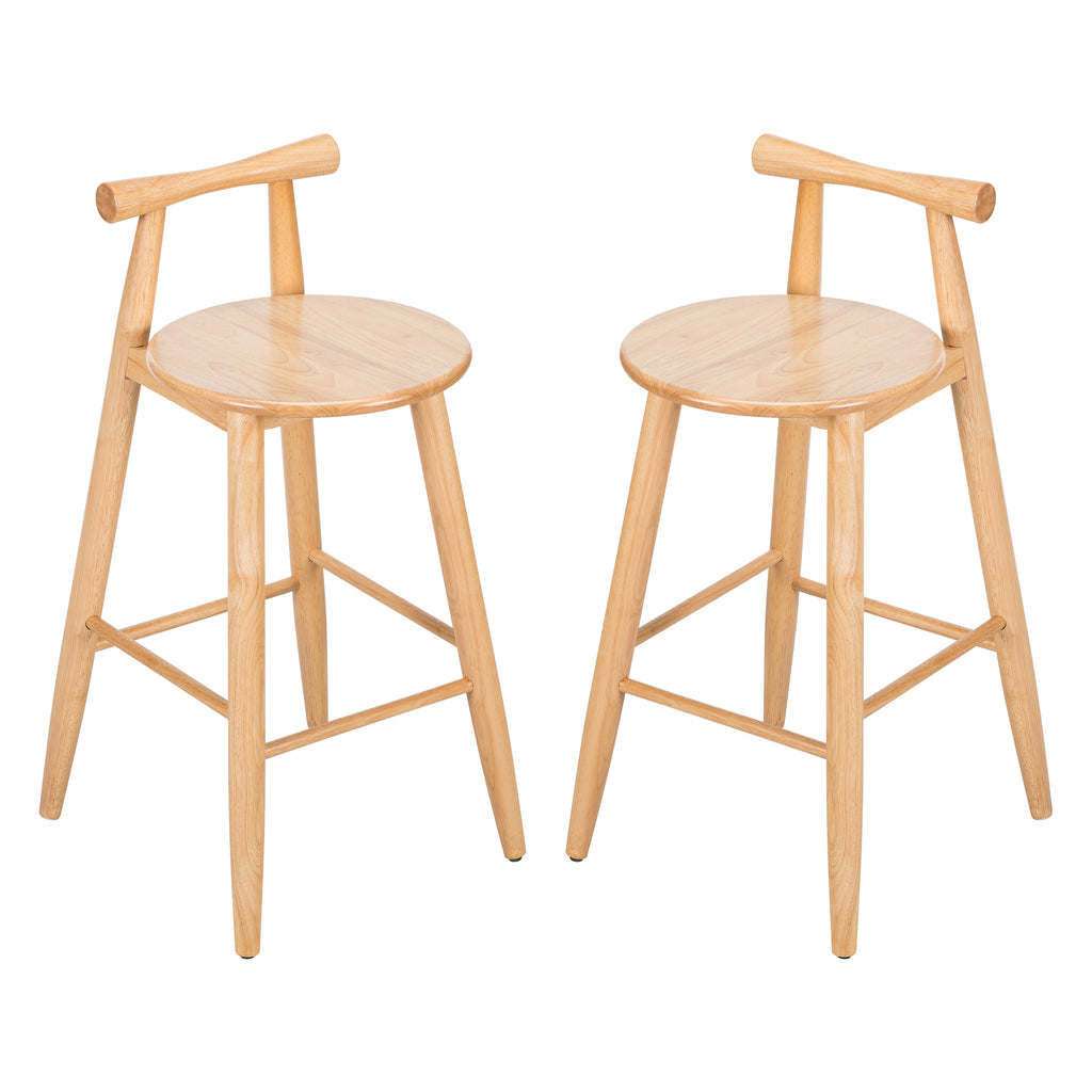 Grove Indoor Rubberwood Barstool