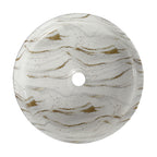 Ceramic Round Above Counter Bathroom Sink Art Basin