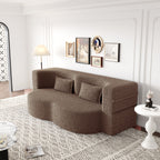 Modern Floor Sofa with 2 Pillows