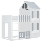 Twin Over Twin House Bunk Bed