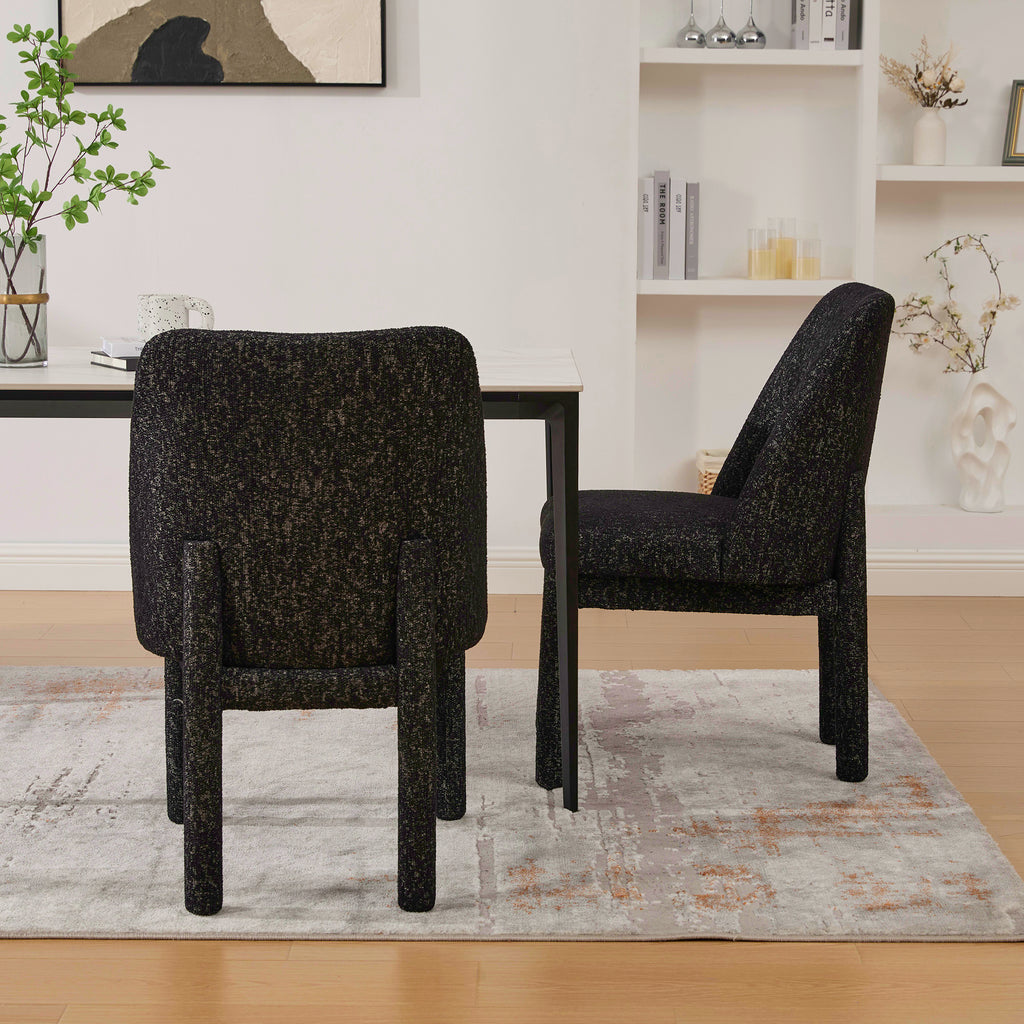21.46" Wide Modern Minimalist Dining Chair Set of Two