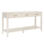 U_Style 60" Painted Console Table with 3 Drawers