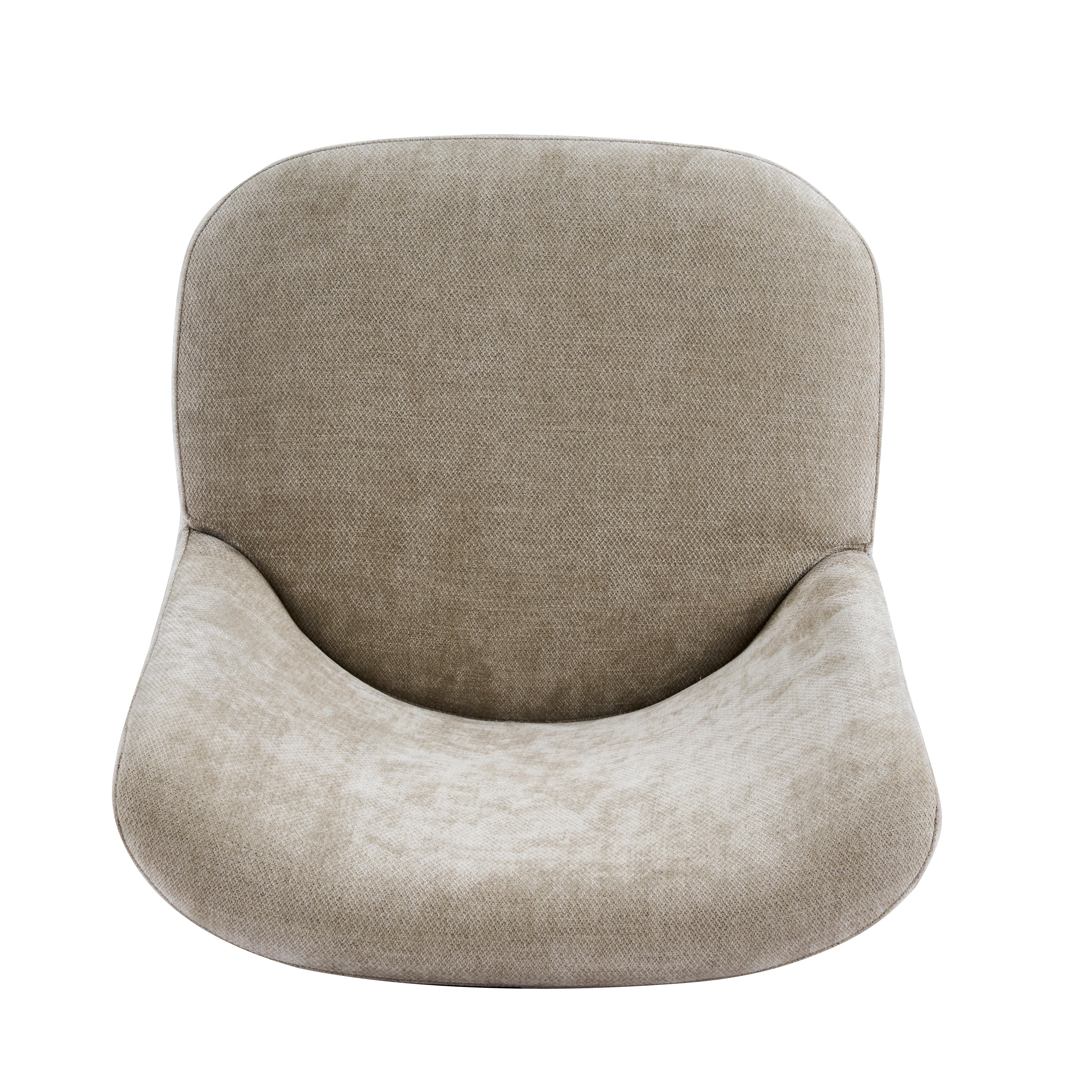 Indoor Dining Chair Set of 2 in Creamy Oatmeal Upholstered Fabric