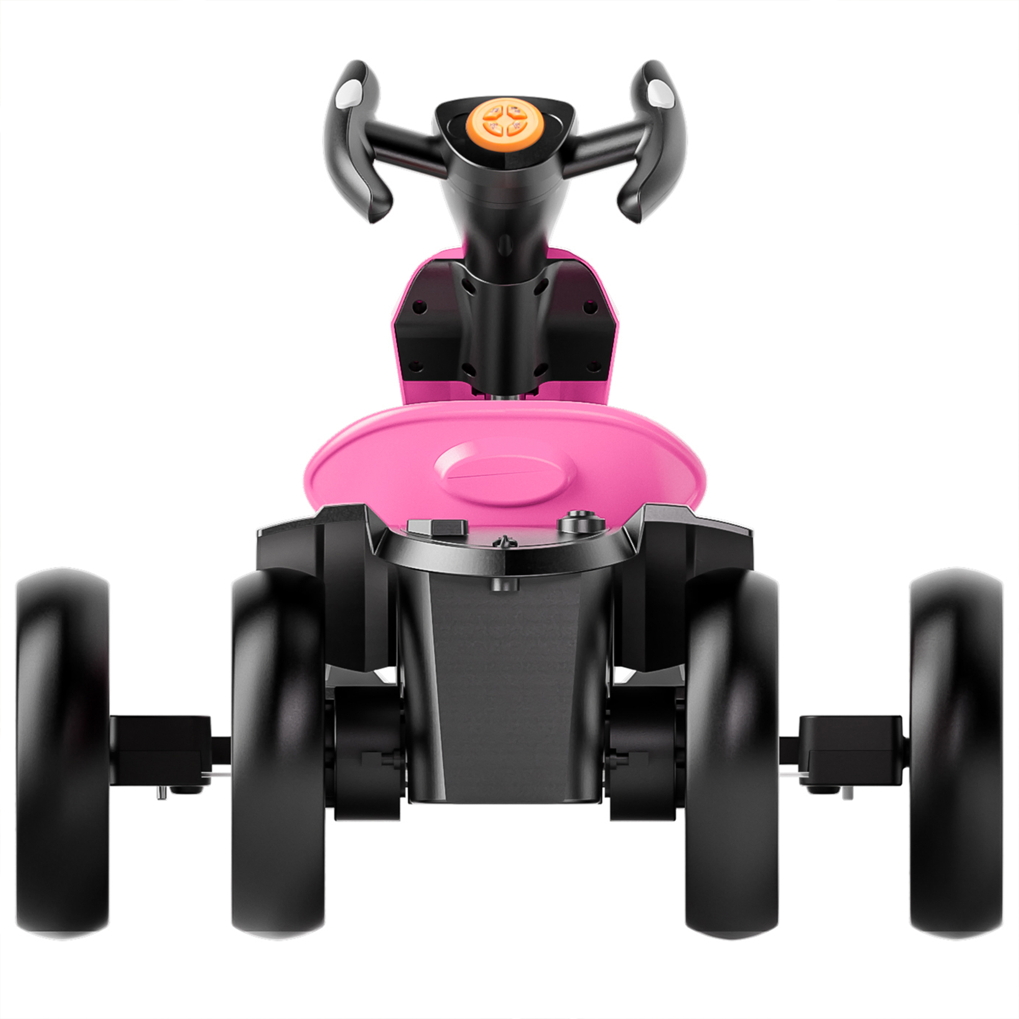 12V Electric Kids Pedal Go Kart - Magenta