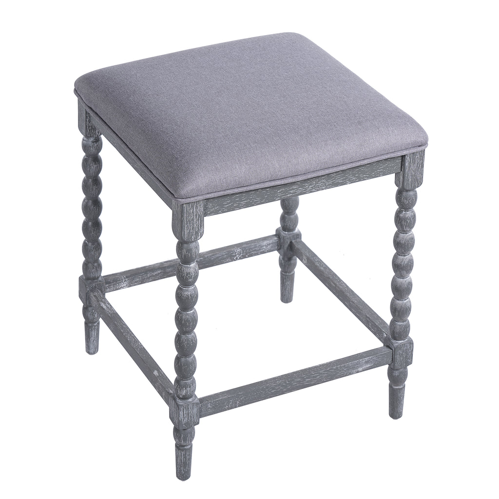 Set of 2 26'' Counter Stools with Upholstered Seat