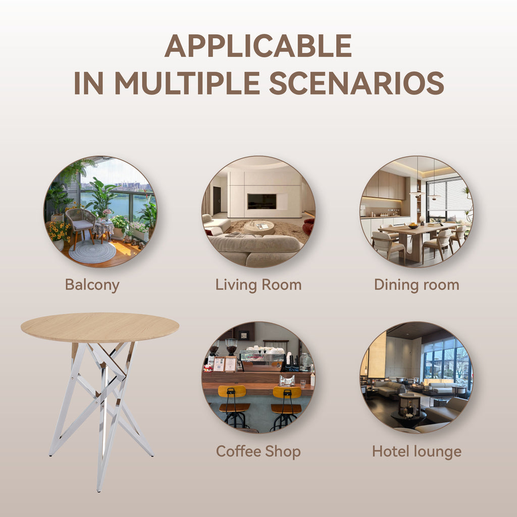 37-Inch Round Dining Table