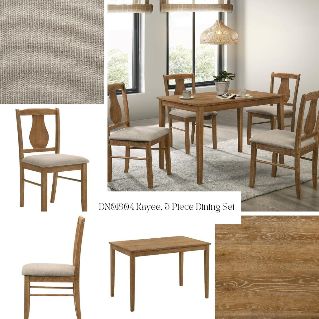 Kayee Weathered Dining Set