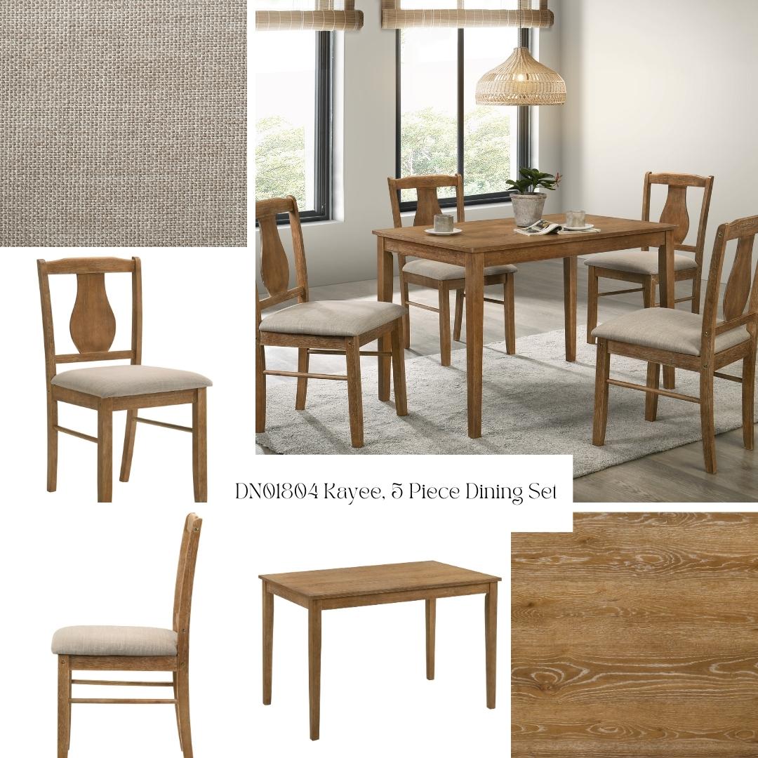 Kayee Weathered Dining Set
