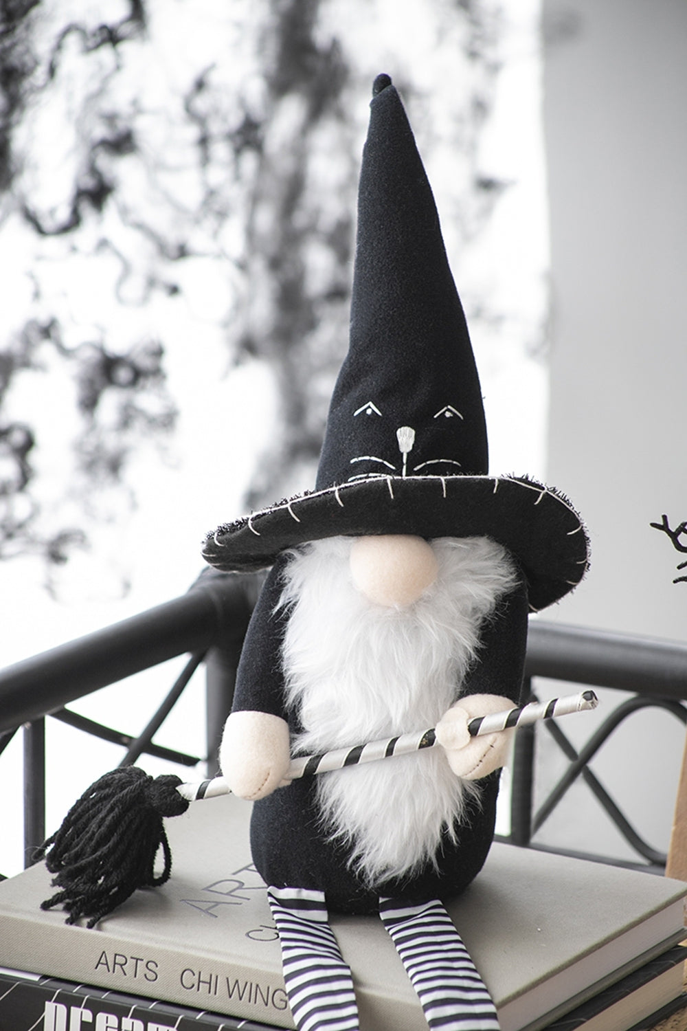 26.8" Handcrafted Halloween Gnome by Bruce