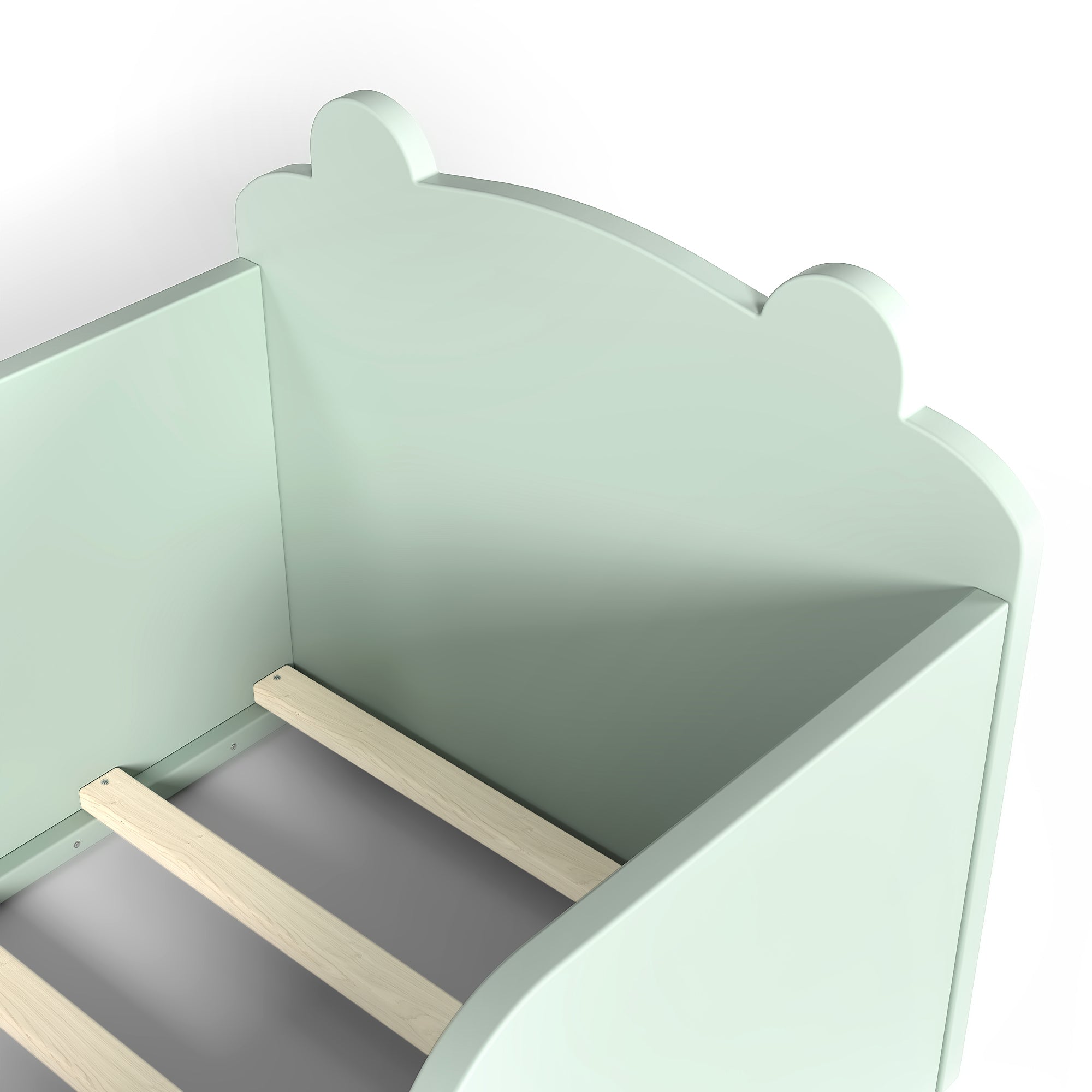 Toddler Floor Bed Frame, Bear Shape for Boys and Girls