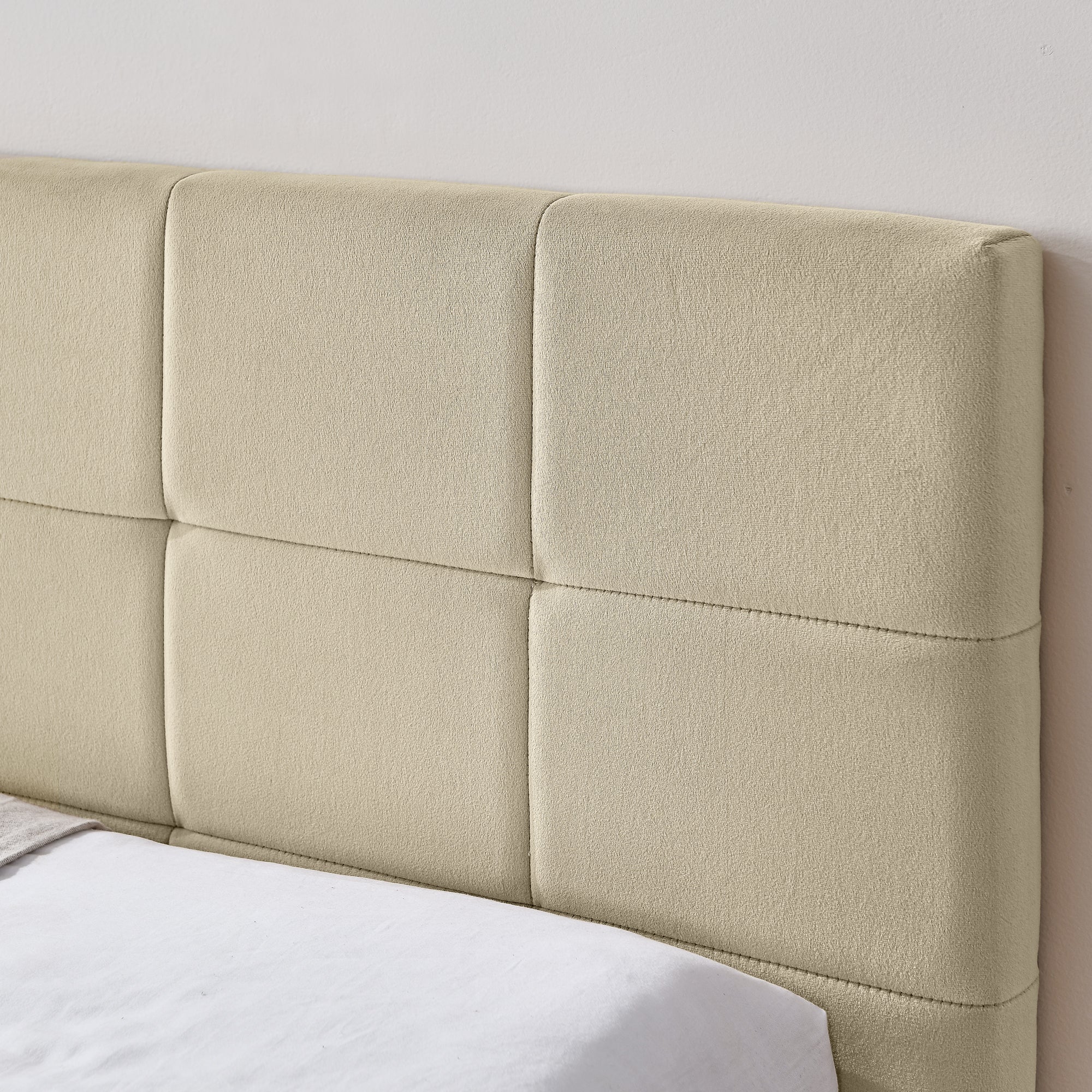 Full Size Upholstered Tufted Bed Frame