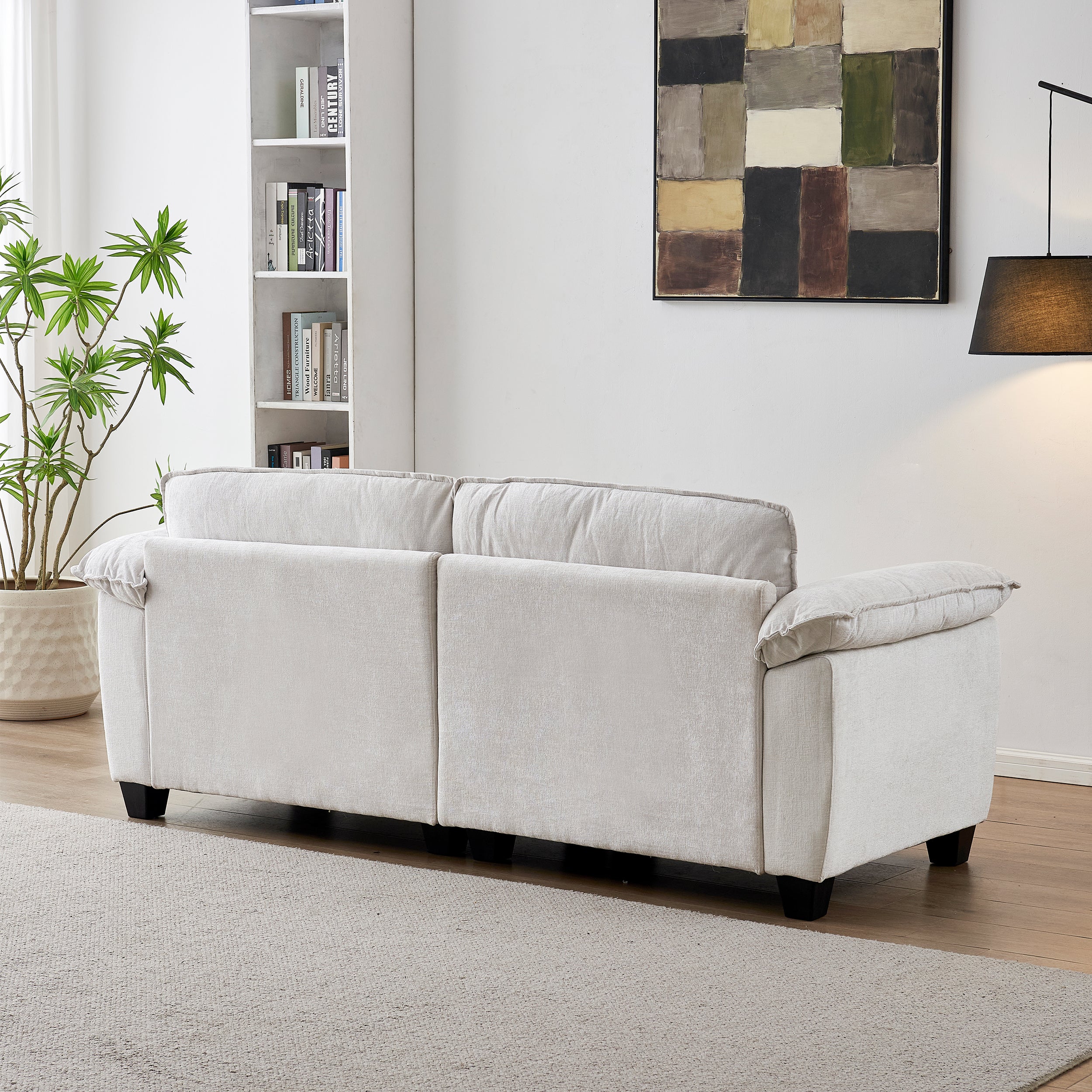 Luxury Chenille Upholstered Loveseat