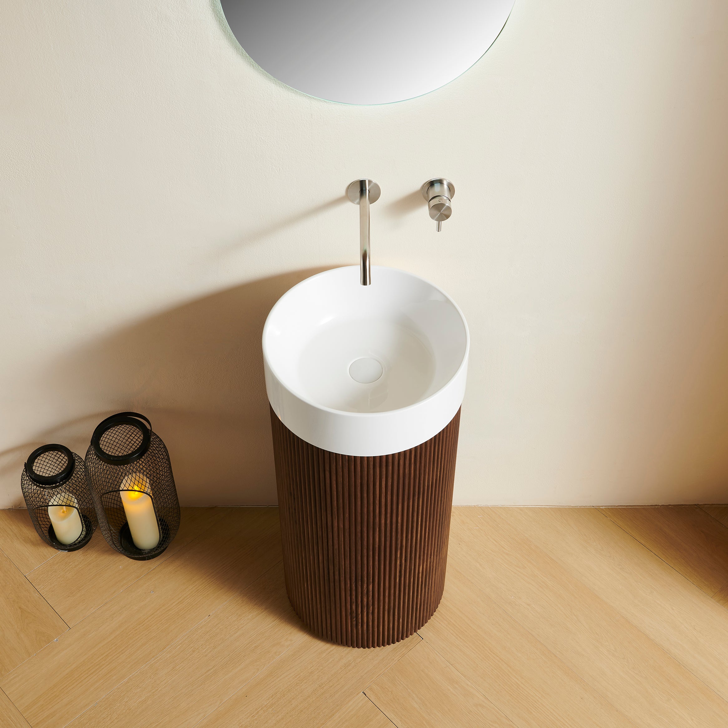 JINBO 16" Freestanding Cylindrical Cabinet