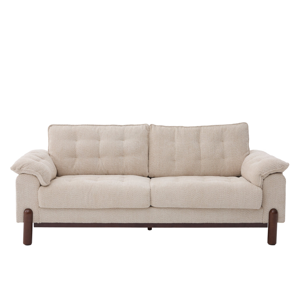 83.5 In. 3 Seater Modern Boucle Upholstered Sofa