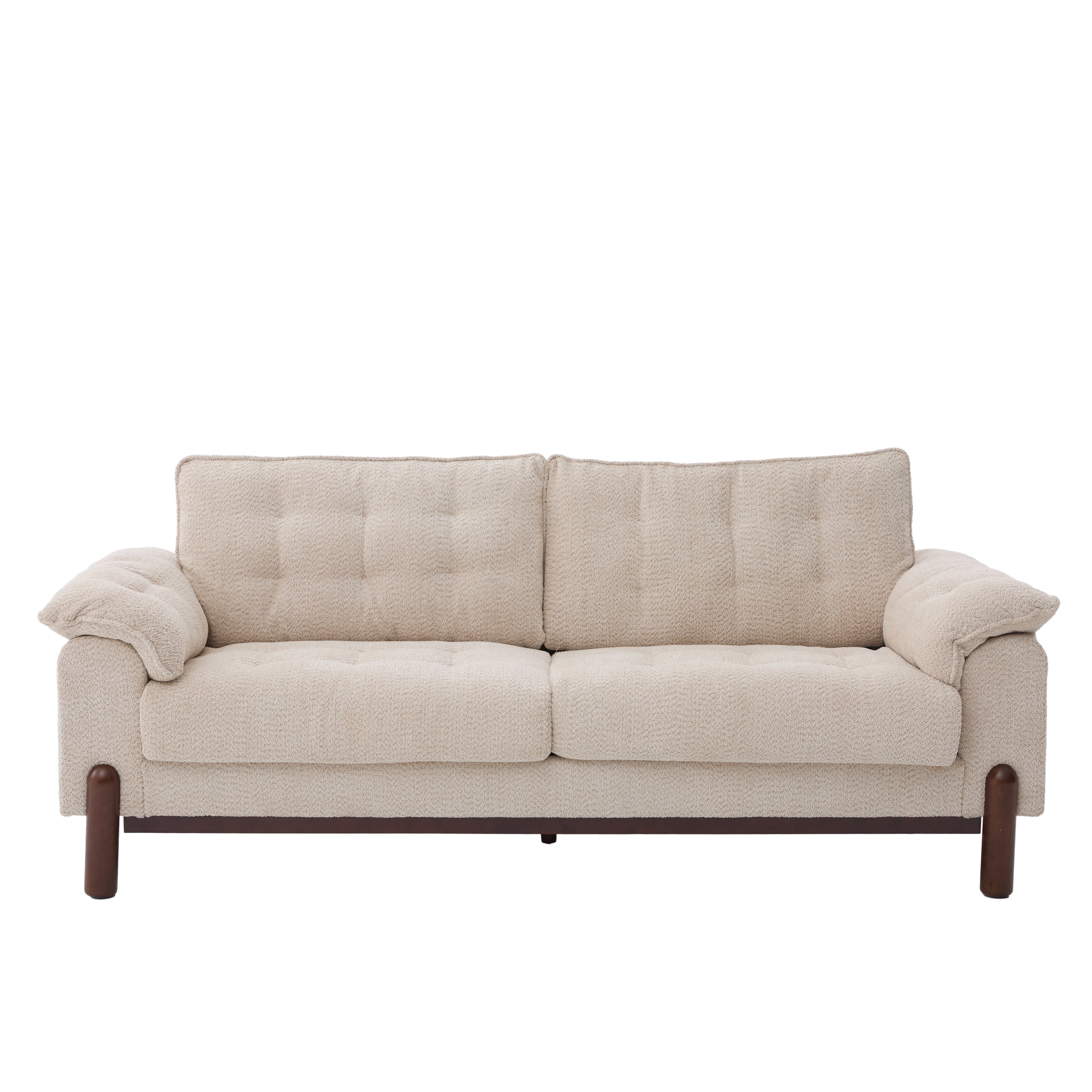 83.5 In. 3 Seater Modern Boucle Upholstered Sofa