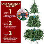 9ft WiFi-Controlled Christmas Tree with RGB Lights