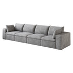 134" Cloud Sofa in Corduroy Fabric