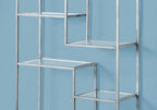 72" Tempered Glass Bookshelf