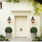 18.5-Inch Topiary Balls - Artificial Outdoor Faux Boxwood Plants