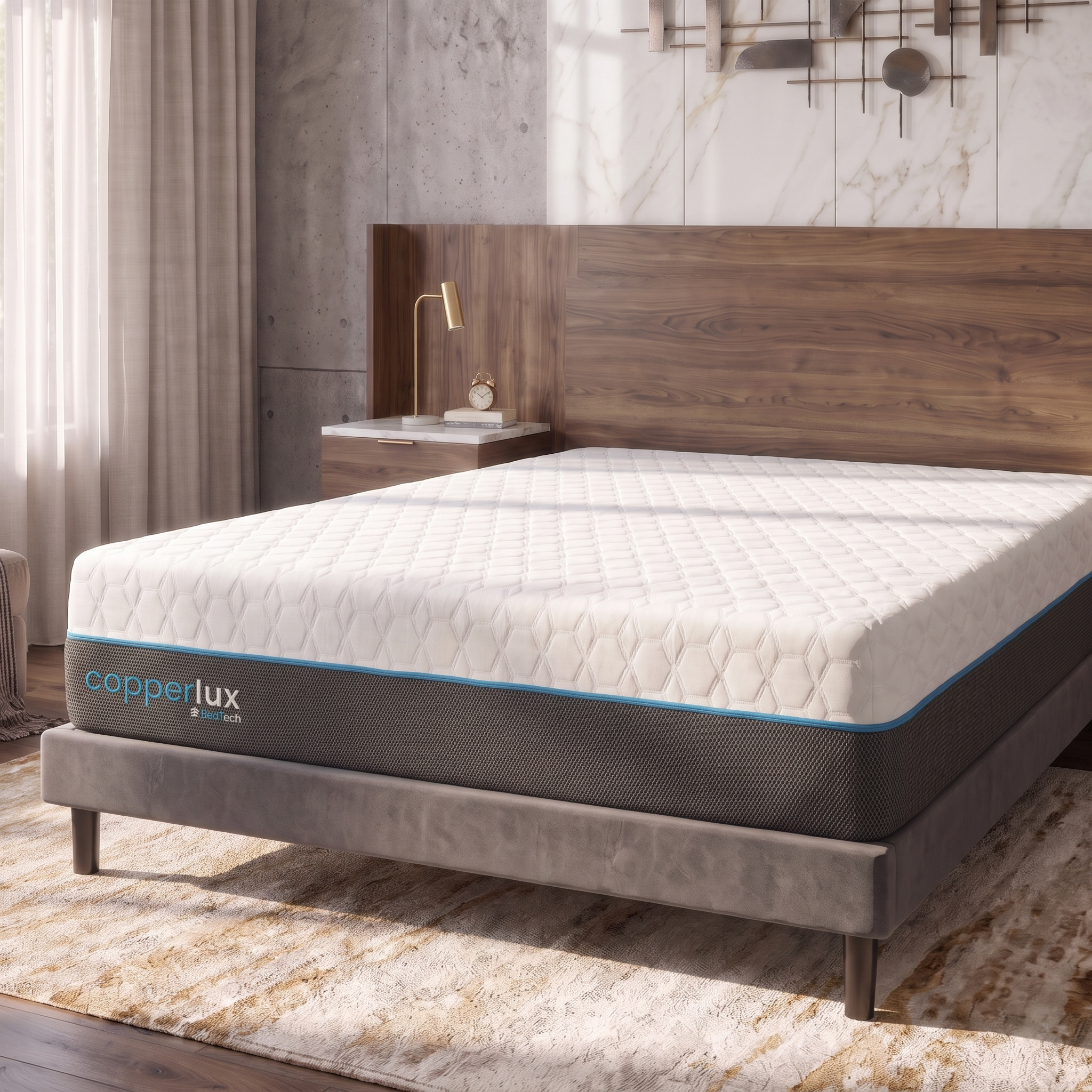 Copper Lux 12" Full Soft Memory Foam Mattress