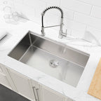Stainless Steel Kitchen Sink, 30″x19″ Single Bowl