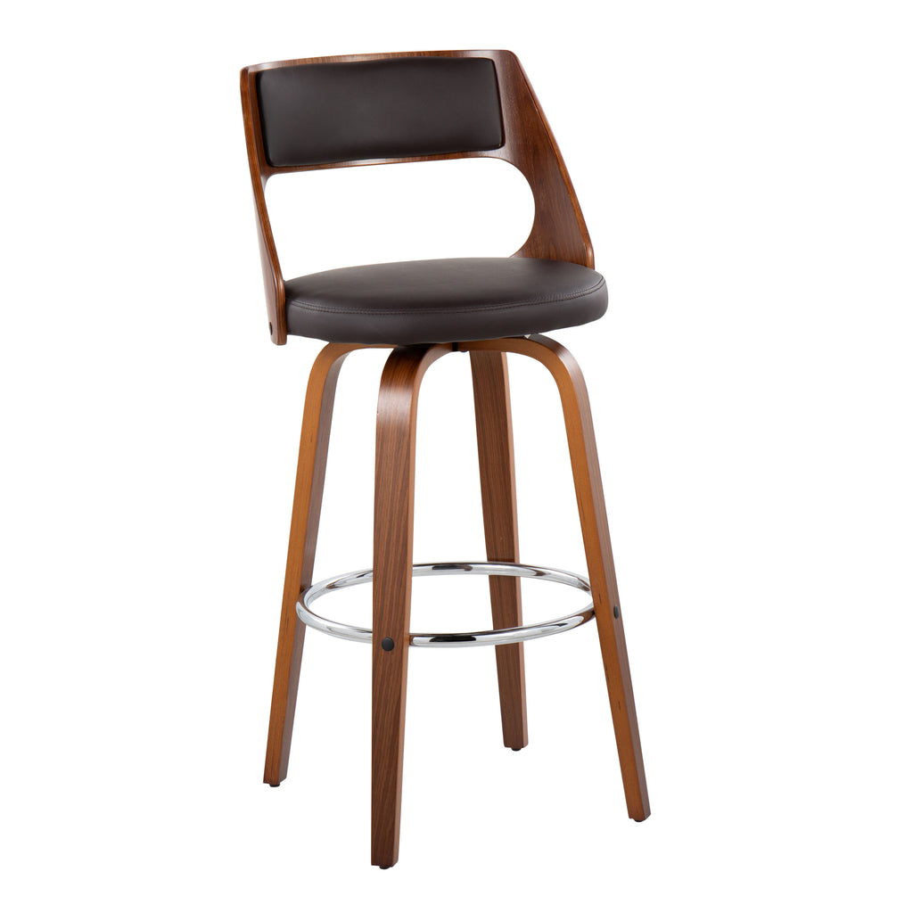 Mid-Century Modern Barstool with Swivel