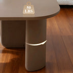 35.43" L-Shape Modern Coffee Table Upgraded