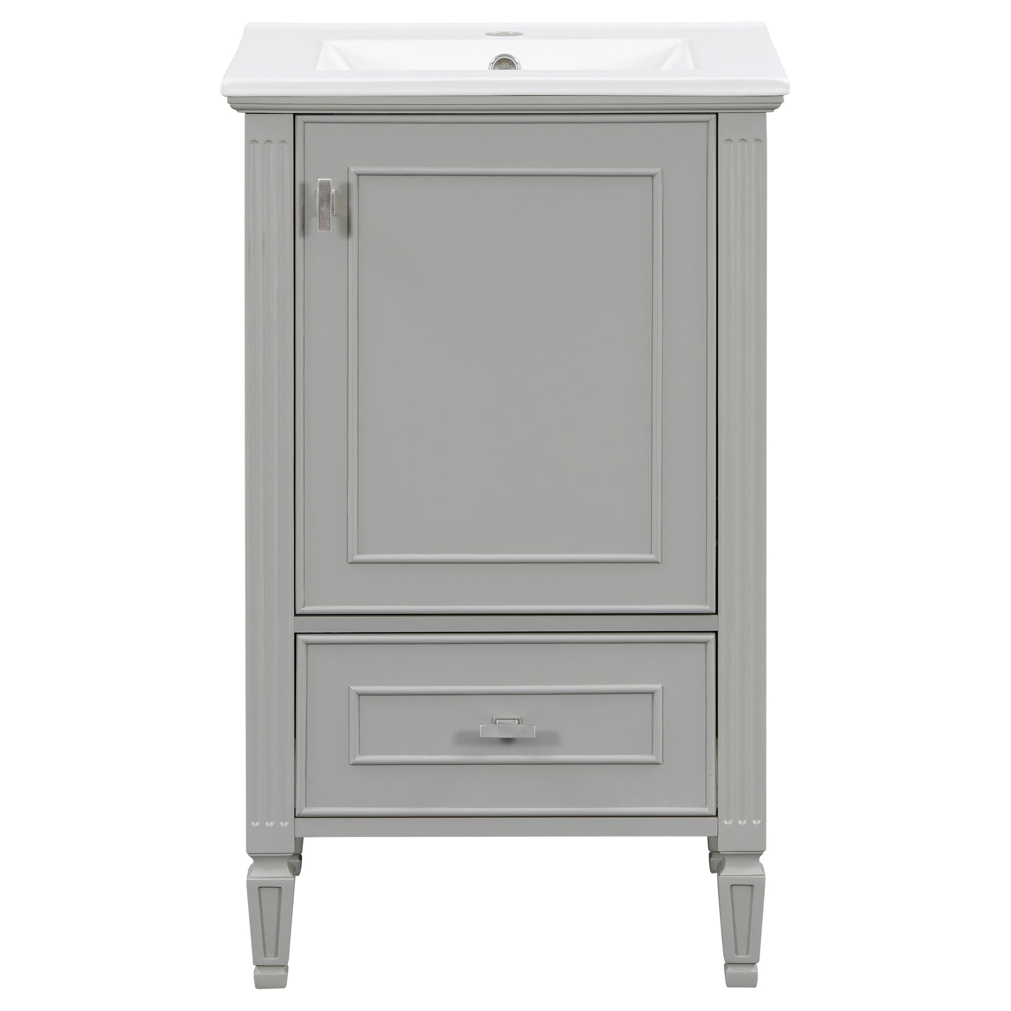 20" Bathroom Vanity with Ceramic Sink