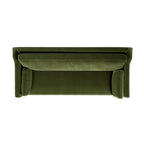 Josephine 84.5" Upholstered Modern Sofa, Olive