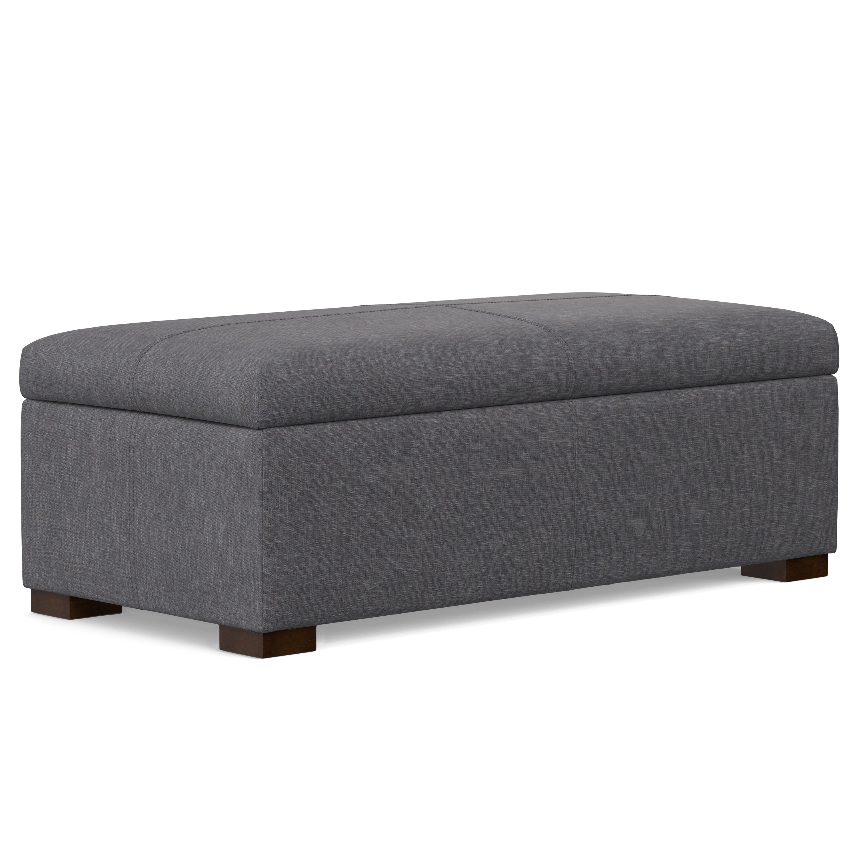 Gabbie 48 Inch Wide Rectangular Storage Ottoman