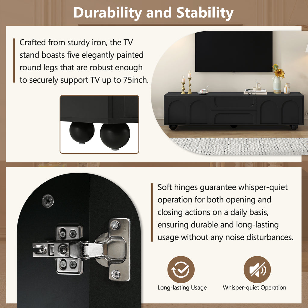 ON-TREND Elegant TV Cabinet